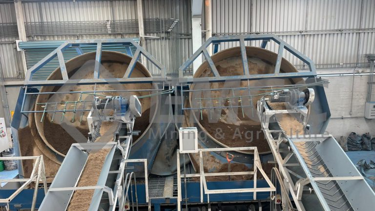 Physical picture of disc granulation production line